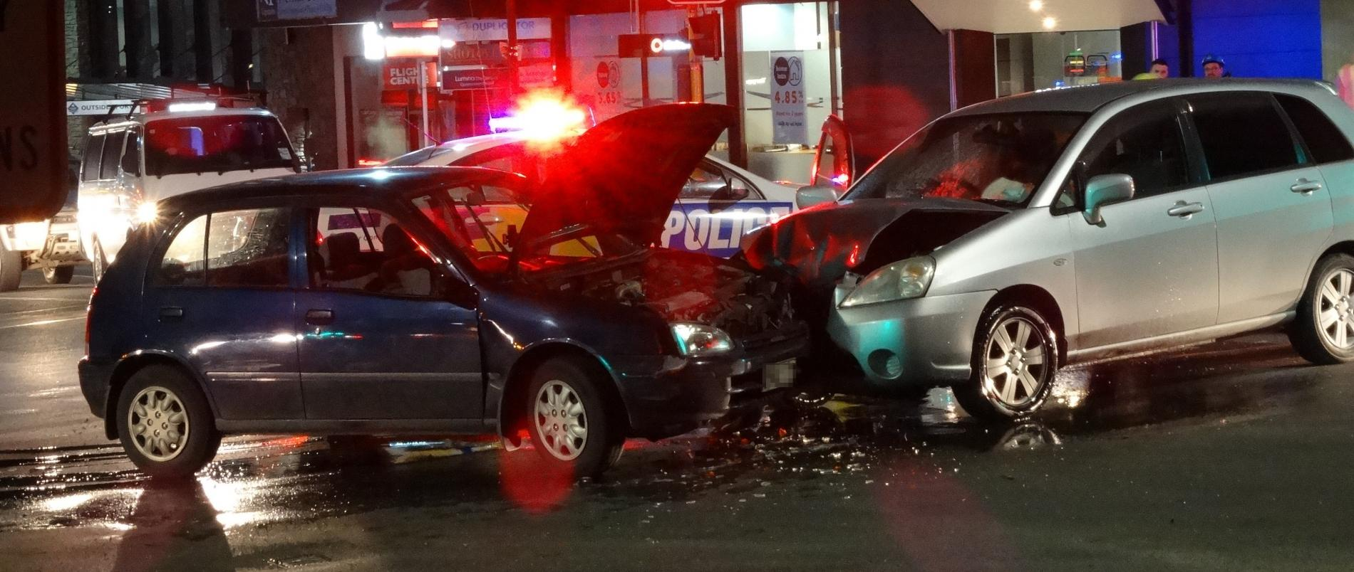 Collision scene forensic investigation